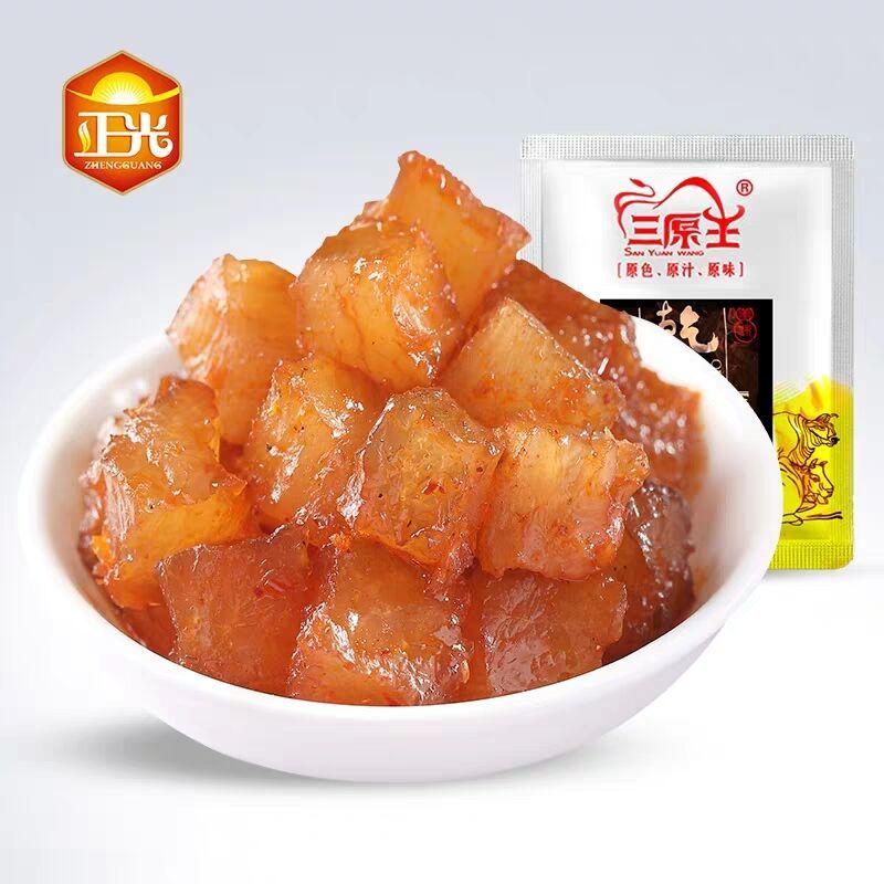 正光五香牛蹄筋牛板筋200g 卤牛肉牛筋熟食零食真空即食安徽特产