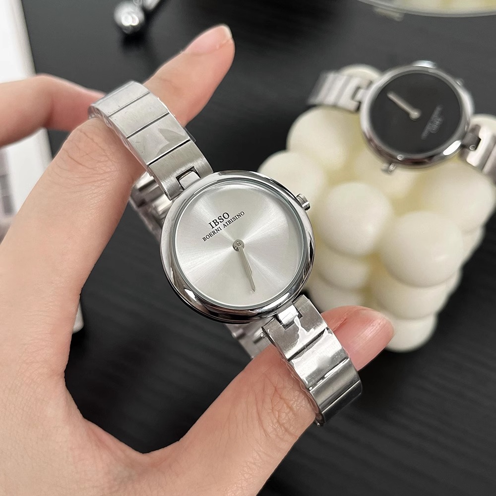 IBSOins风女极简无刻度手表