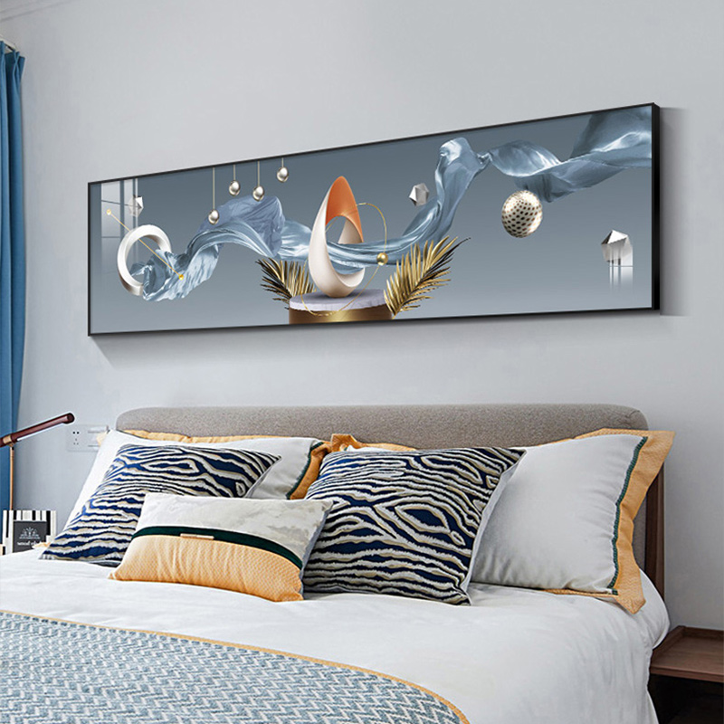 大气卧室床头装饰画现代简约主卧画2024新款壁画轻奢高级客厅挂画