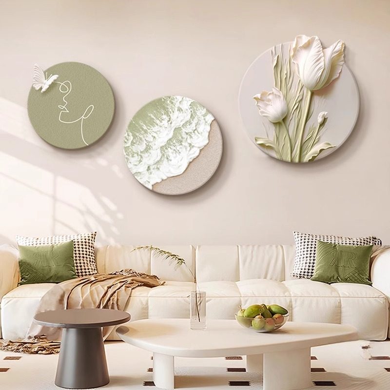 2025新款客厅沙发背景墙装饰画高级感大气餐厅挂画奶油卧室壁灯画,家居饰品,氛围画/灯画,淘宝优惠券,粉丝福利购,淘宝优惠卷