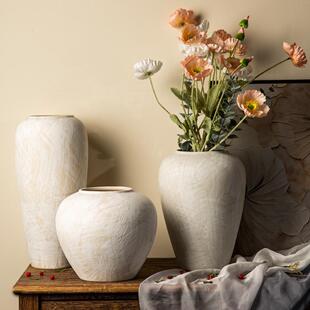 景德镇陶瓷花瓶摆件客厅装饰插花高级感种花盆复古青花瓷陶罐花器