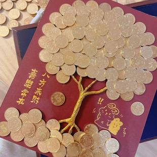 發財diy相八方來財5樹毛搖錢樹裝 旦開手DXF框工禮業物送 飾新年元