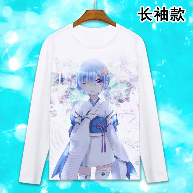 re从零开始的异世界生活之旅雷姆衣服男女蕾姆拉姆动漫长袖T恤秋|ruв категории Детская одежда, футболка - от Buy2taobao.com для оказания профессиональной услуги покупки агента Taobao