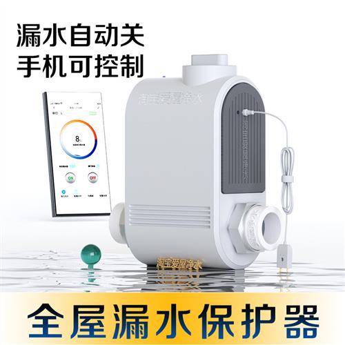 漏水保护器 自动关水阀 远程智能阀防漏宝 漏水感应报警断水 球阀