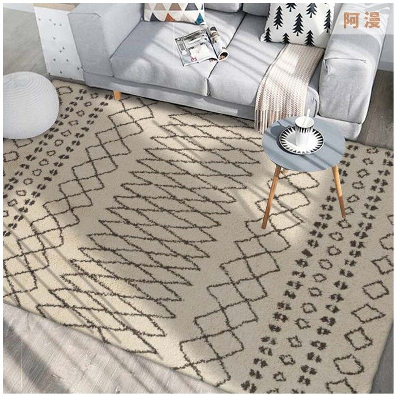 北欧ins地毯客厅波西米亚沙发床边地垫/摩洛哥风卧室灰色满铺定制|msdalam kategori rumah Fabrik, Carpet - dari Buy2taobao.com untuk memberikan perkhidmatan ejen Taobao profesional membeli