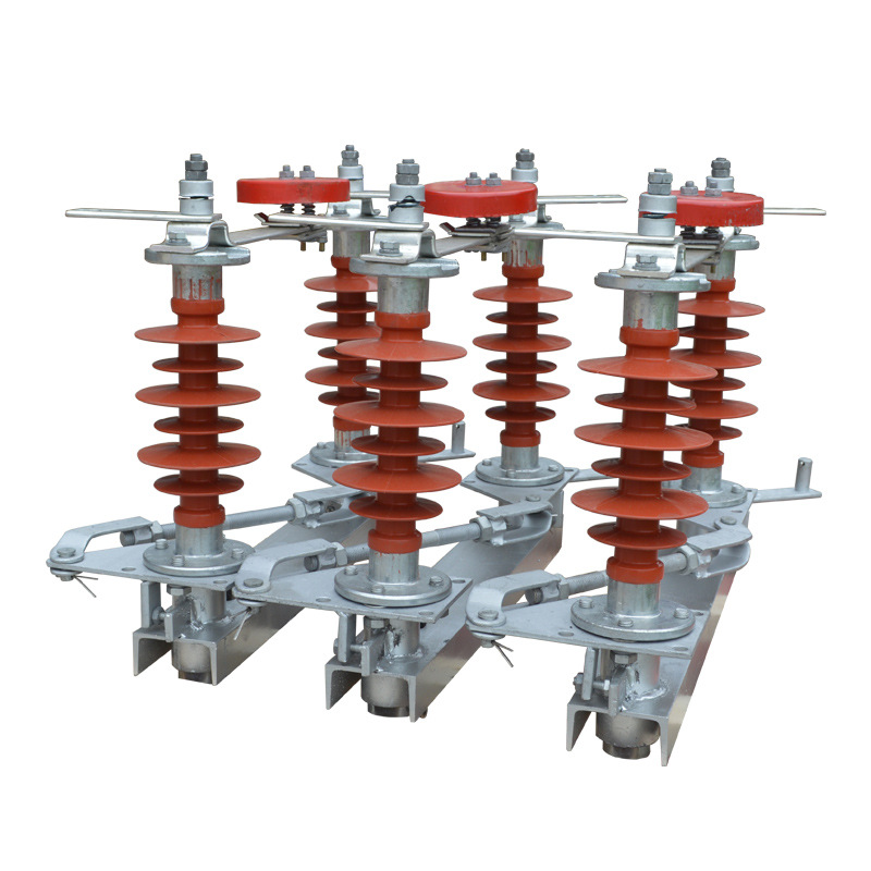 辉互gw4-15/630a户外高压隔离开关gw4-15柱上电动型 一体化接地