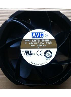 正品AVC DBTD/DATC/DATA1551B8U/B8S/B8F/B8M/B8L 48V 17251风扇