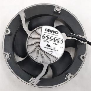 24V 三菱V3000印刷機(jī) 收紙風(fēng)扇D1751S24B3ZZ 3線可調(diào)速風(fēng)扇24V