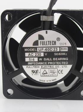 UF60D23BWH台湾福佑FULLTECH原装进口6CM 220V轴流滚珠超静音风扇