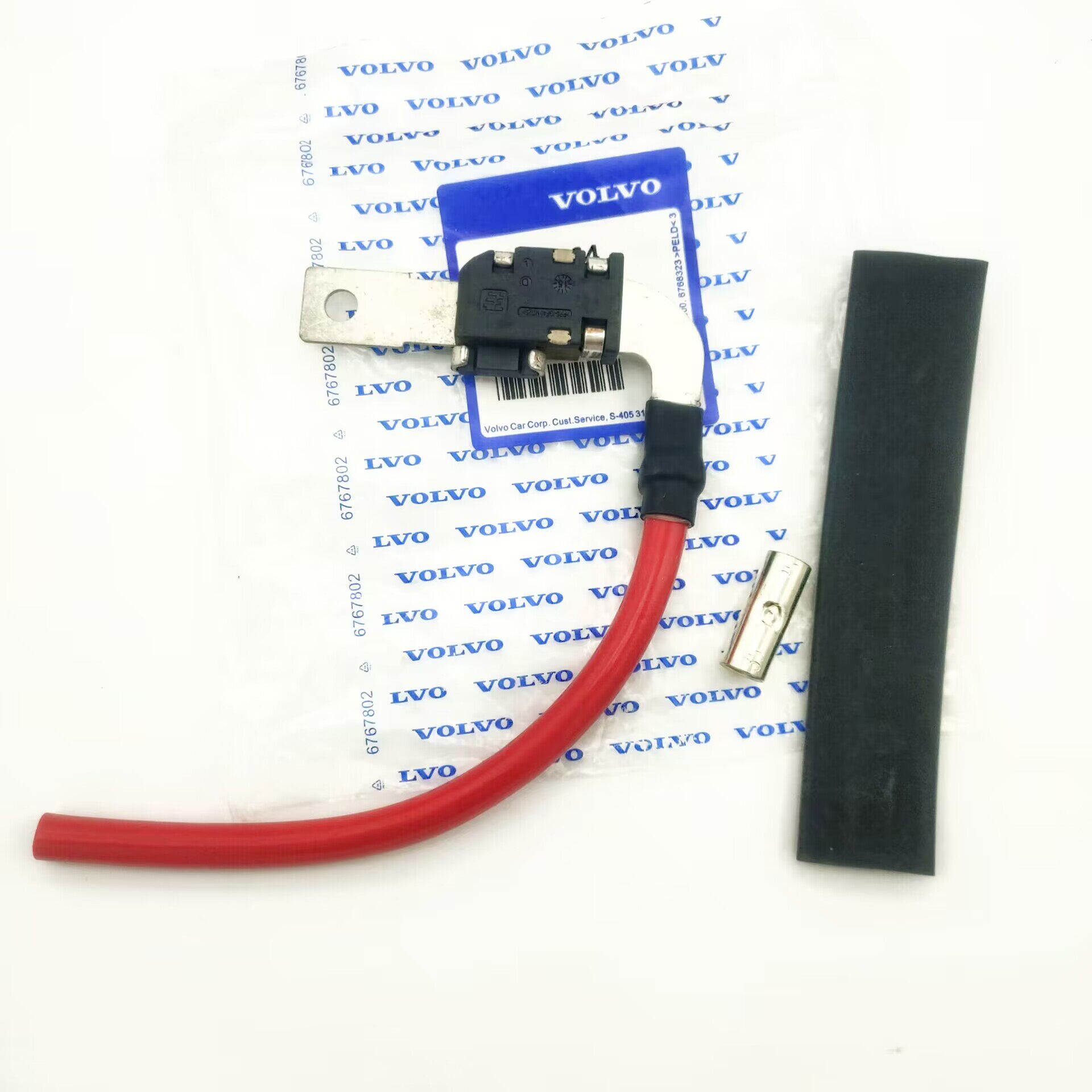 沃尔沃S60S80V60V70XC60XC70电瓶正极保险丝传感器连接线接头卡箍