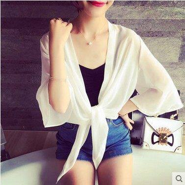 have cash less than that is registered in the accounts longuette Swimsuit Beach Sunscreen Smock Seaside Chiffon coat sexy Versatile Cardigan Shawlin the Women's clothing/Boutique , Lace shirt/Chiffon shirt  category - from Buy2taobao.com to provide professional Taobao agent buy service