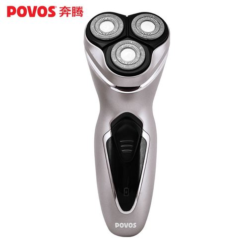 奔腾3头不锈钢旋转式刀头剃须