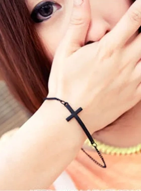 十字架热卖手链圣骑士饰品外贸欧美个性手镯合金