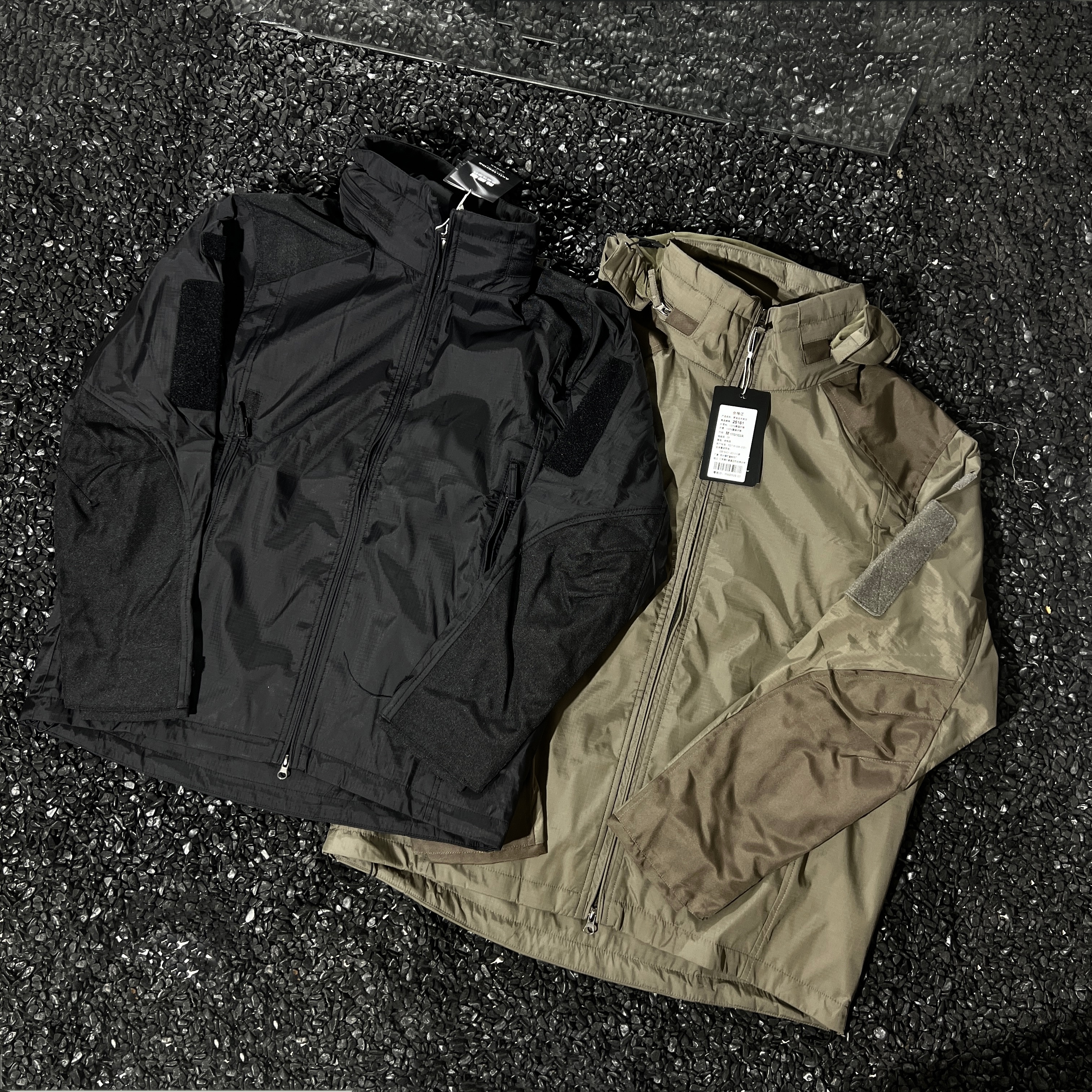 Fppev平替美式户外军鸟冲锋衣保暖无标防风防水硬壳连帽夹克外套