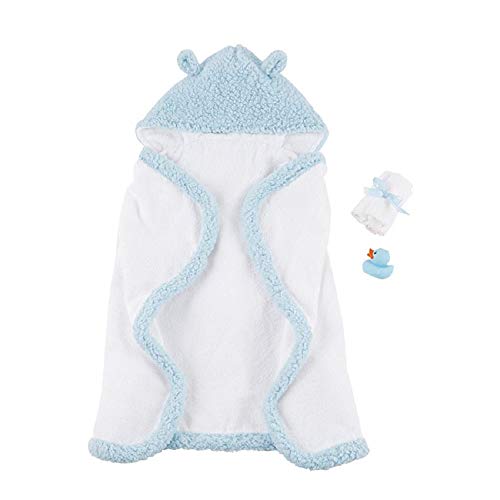 mud pie blue baby bath time gift set泥饼蓝色婴儿沐浴时间礼品