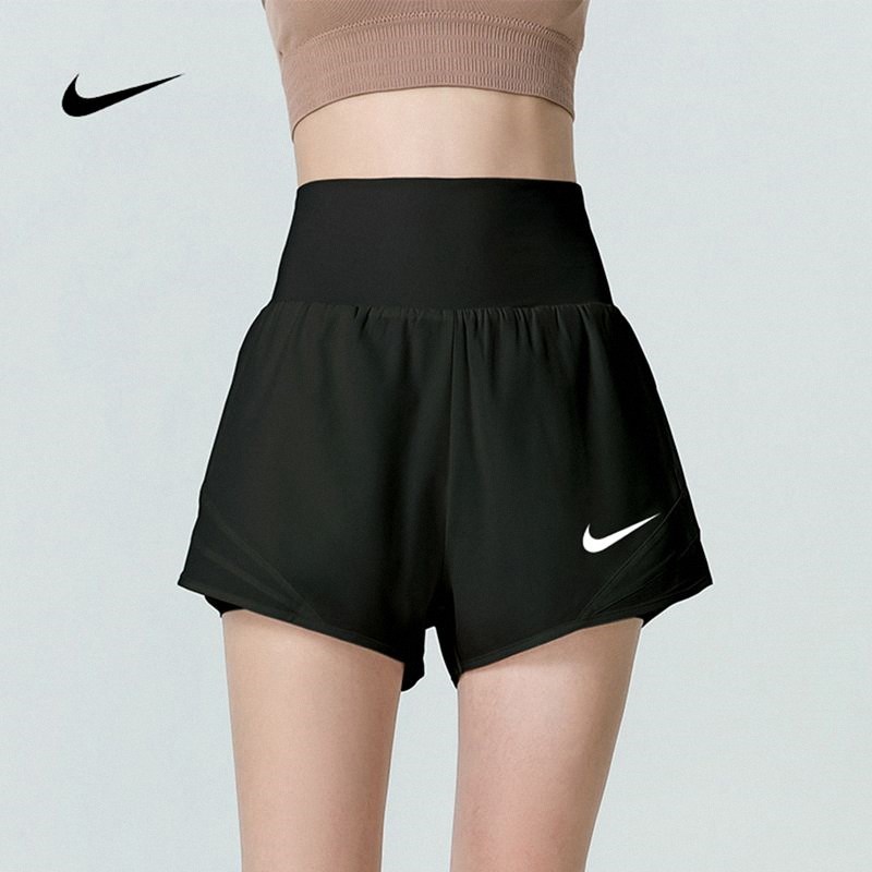 Nike耐克女高腰速干显瘦运动短裤