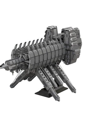 【高砖零件】死亡空间USG石村号行星裂解飞船1:2580拼装积木玩具
