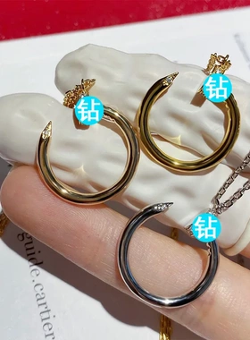 欧美跨境钛钢镶钻钉子项链满天星满钻卡家时尚女士锁骨不锈钢