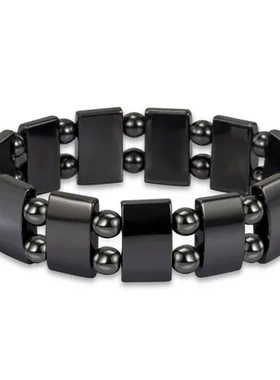 磁力热卖手链手串大小号手环磁铁石双面跨境弹力绳弧形