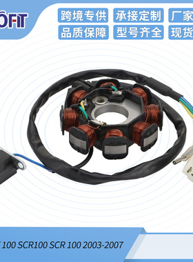 GOOFIT SPACY SCR100 SCR 100 8极全波直流定子线圈2003-2007