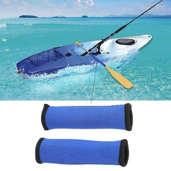 多色短款皮划艇配件船杆套皮艇船桨保护手套柔软厚实跨境现货