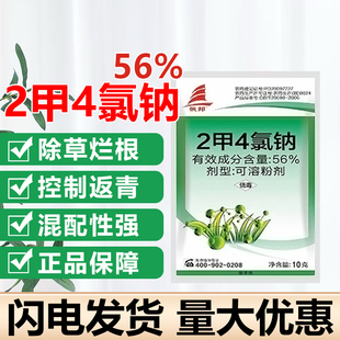 二甲四氯钠果园树林荒地除草烂根剂革命草水花净灭草剂烂根除草剂