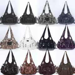Three-Waisted Angel Tie-Dye Y2K Biker Bag, Trendy Underarm Bag, Niche Retro Millennium Subculture, High-End Vintage