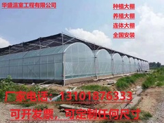 连栋体温室大棚骨架钢管养殖种植联体栋猪鸡舍钢架配件简易蔬菜棚