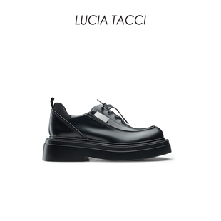 TACCI方********同款 牛皮系带正装 ｜24春夏新品 LUCIA 休闲厚底德比鞋