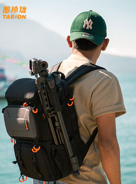 TARION 图玲珑相机包户外双肩摄影包专业单反佳能微单大疆无人机数码背包大容量收纳器材旅行双肩包PBL