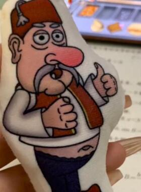 沙威玛发声挂件语音钥匙扣唱歌发声搞笑挂件创意可爱玩偶