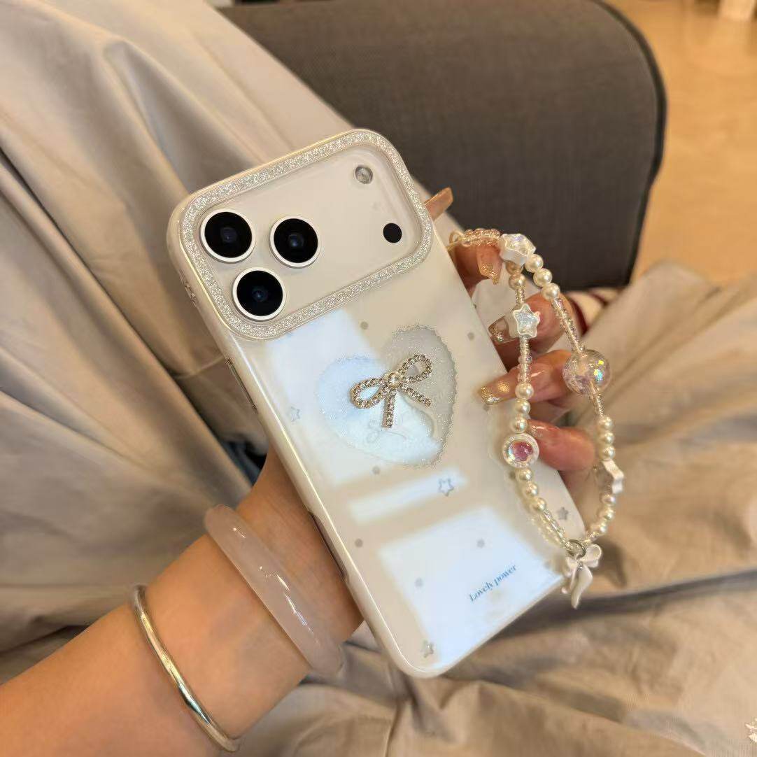 星星爱心蝴蝶结适用iphone17苹果手机壳镂空细闪爱心保护套防摔壳,3C数码配件,手机保护套/壳,淘宝优惠券,粉丝福利购,淘宝优惠卷