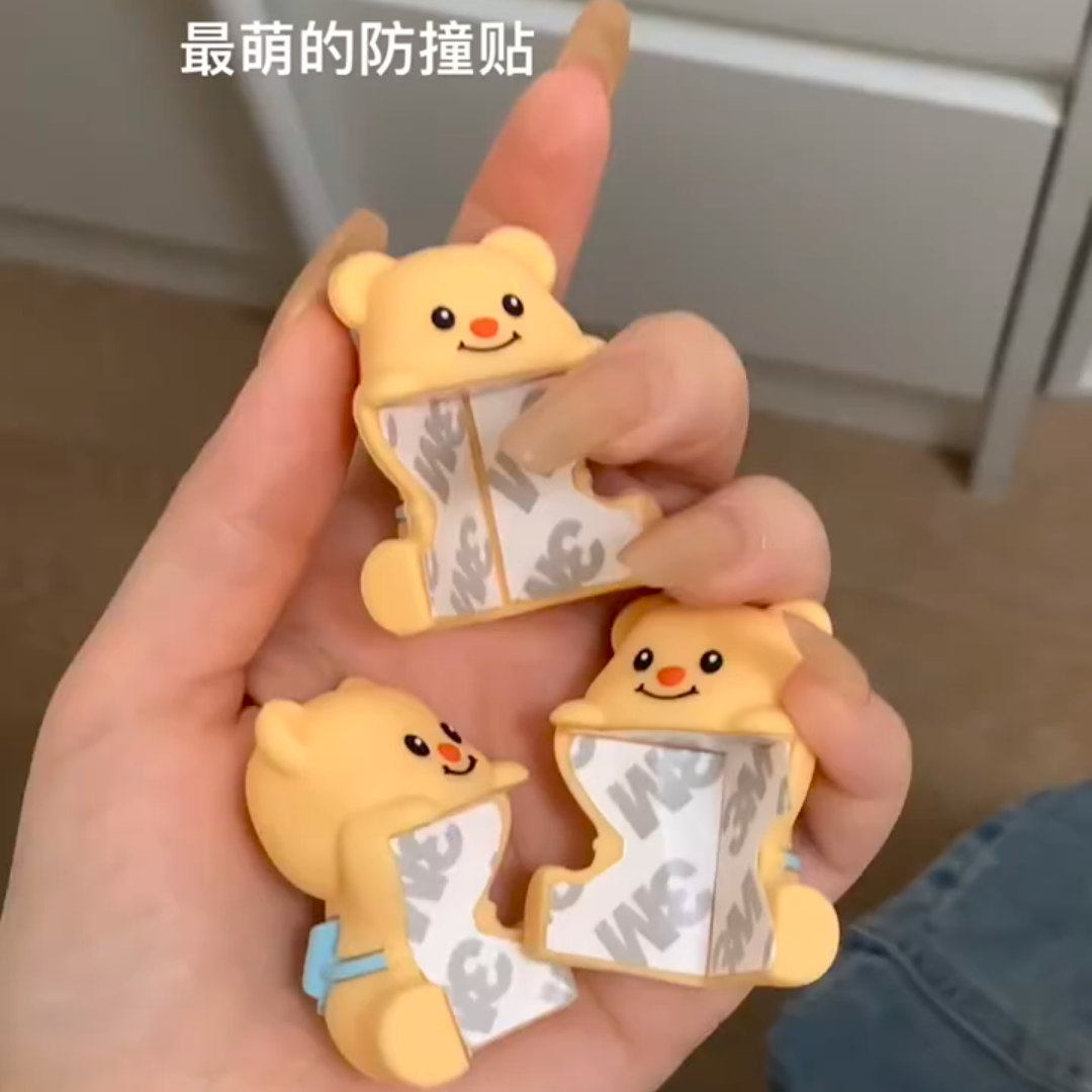 黄油小熊的硅胶防撞角
