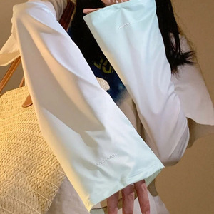 渐变冰丝大码宽松防晒袖套女款夏天防紫外线冰袖开车骑行遮阳护袖