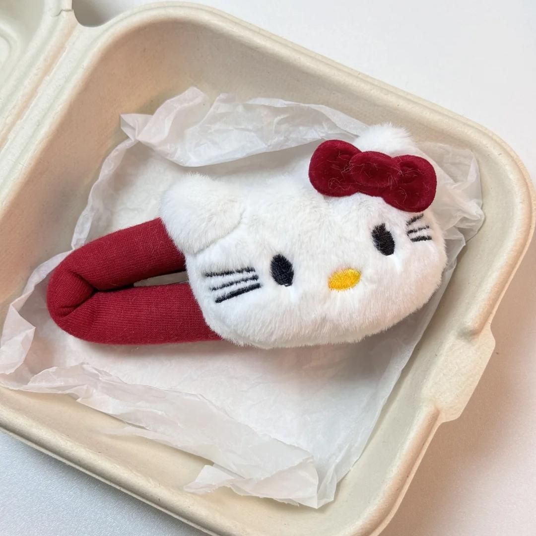 hellokitty毛绒发夹韩式夹