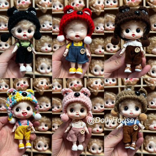 桃桃丸子/12厘米多关节可换装惊喜迷糊体可爱玩偶娃娃手办礼物