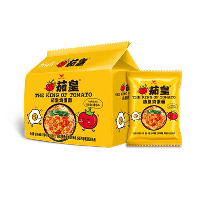 统一茄皇番茄牛肉面鸡蛋方便面