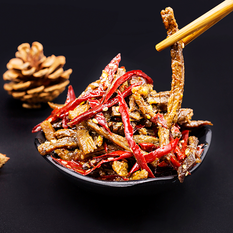Nianjiao special beef 170g Sichuan Chongqing specialty beef dry cold snack spicy beef cooked food vacuum
