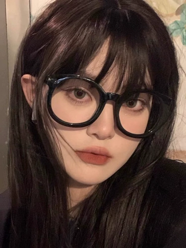 Большие очки, ретро краситель, по фигуре, популярно в интернете, в корейском стиле