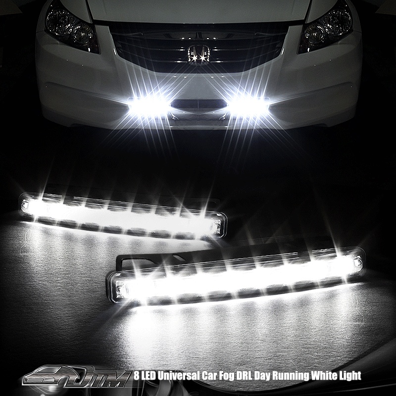 Pcs White Car 8LED DRL Daytime Running Lights Head Lamp CFC|ruв категории персональные настройки/разработка услуг/DIY, управление/канцелярские настройки, клапан рабочий - от Buy2taobao.com для оказания профессиональной услуги покупки агента Taobao