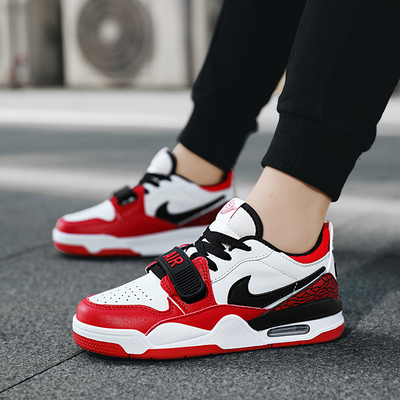 莆田aj312童鞋男女大童芝加哥低帮篮球鞋aj1空军防滑耐磨儿童中童