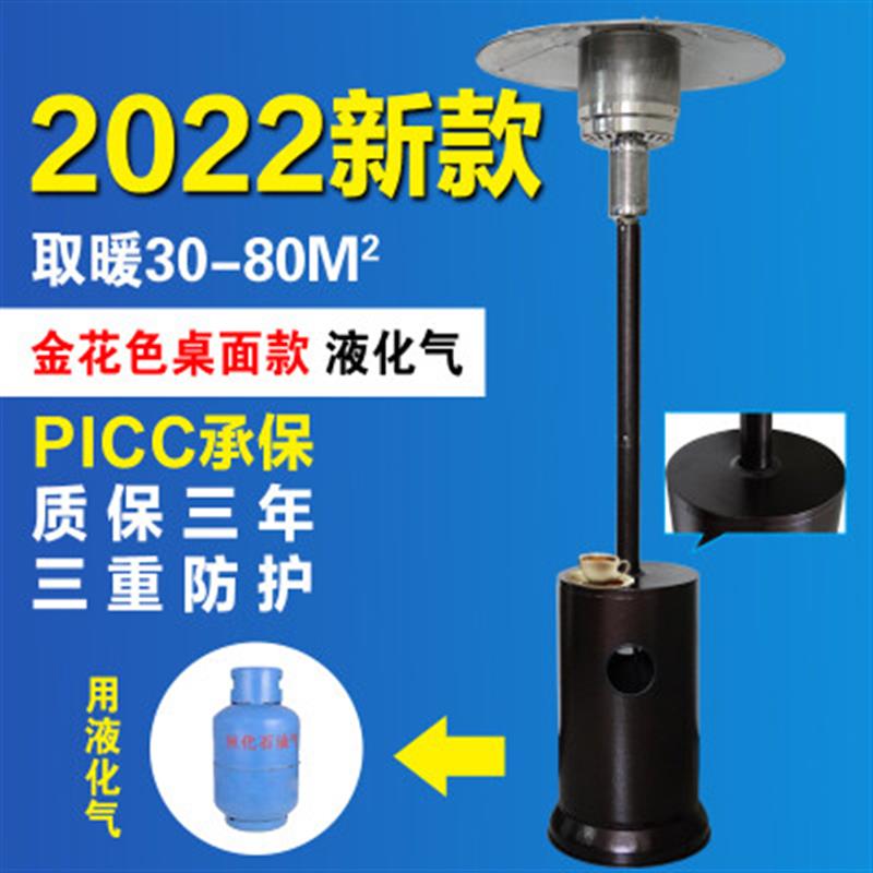户外加热煤气天然气伞型燃气液化气家用室内商用移动烤火炉取暖器