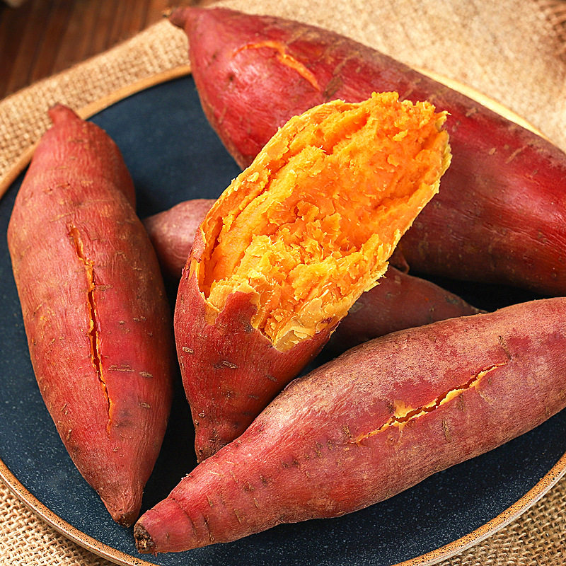 广西2020年新鲜板栗红薯西瓜红心农家自种番薯地瓜蜜薯10斤小山芋