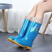 款 外穿高筒中筒夏季 短筒套鞋 雨鞋 女鞋 时尚 防滑胶鞋 套 女士雨靴水鞋