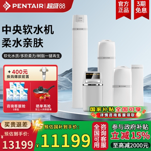 滨特尔全屋净水器家用别墅高端设备大流量中央净水软水机 Pentair