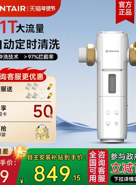 滨特尔全自动前置过滤器家用反冲洗11T流量全屋净水全铜防爆S260
