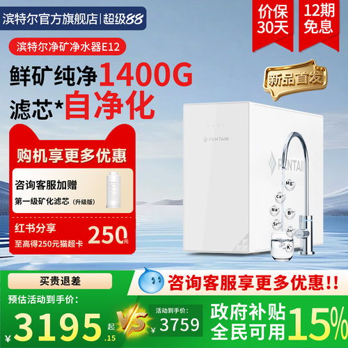 滨特尔家用反渗透直饮净水器前置