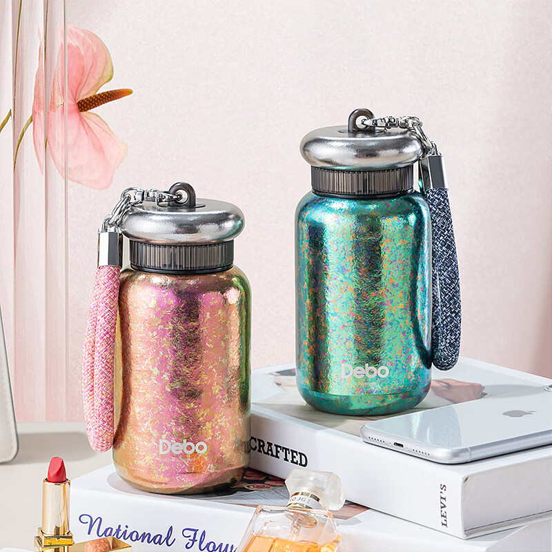 Debo德铂纯钛保温杯300ml双层