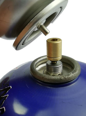 Jeebel Camp5g超轻纯铜长气罐充扁气罐配件 户外炉头充气阀门