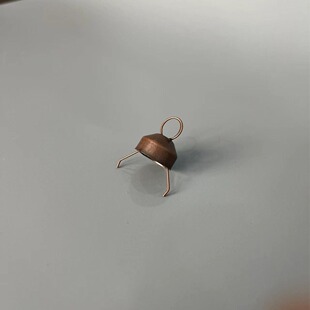 圣诞球圆孔铁盖铝制帽盖可插灯头PE球盖子圣诞吊饰配件现货